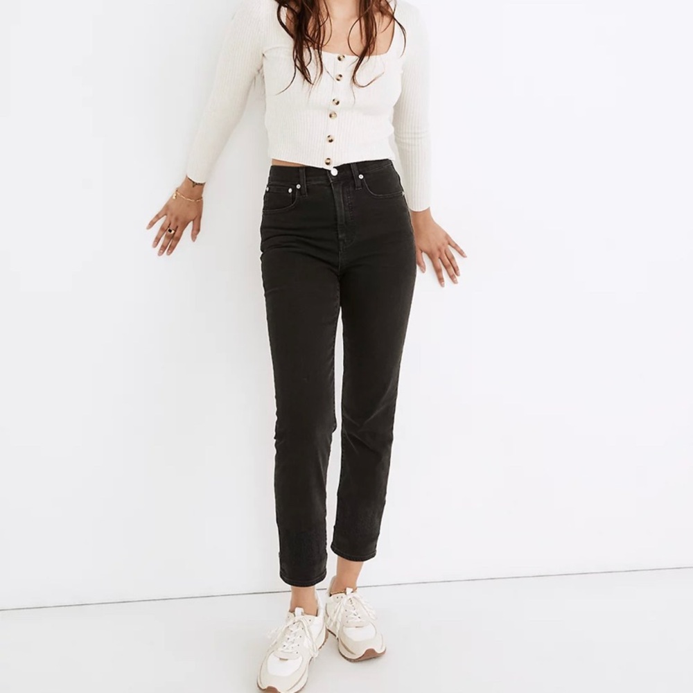 Madewell Classic Straight Jeans in Lunar Wash (TALL length)